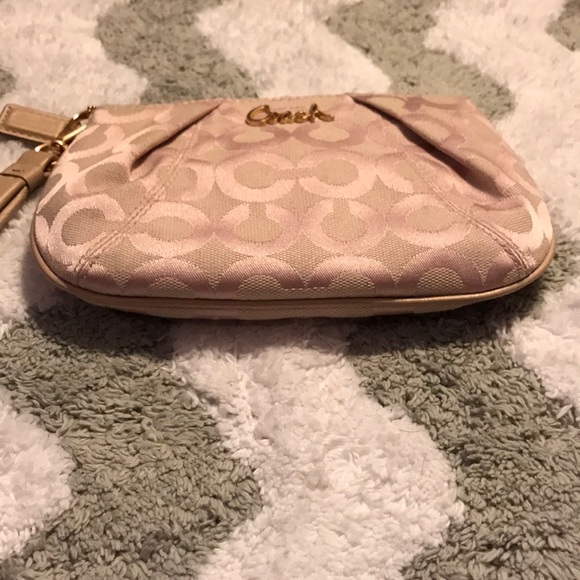 Pink Coach Wristlet - Picture 2 of 3